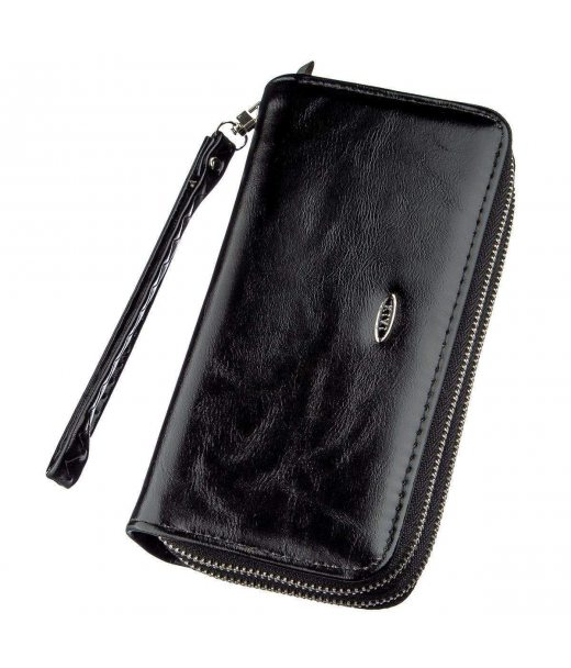 Гаманець жіночий з екошкіри KIVI 19052 Чорний Гаманець жіночий з екошкіри KIVI 19052 Чорний