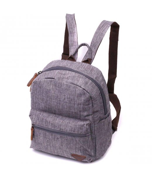 Замечательный мужской рюкзак из текстиля Vintage 22240 Серый