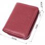 Жіночий гаманець середнього розміру з натуральної шкіри ST Leather 22551 Бордовий