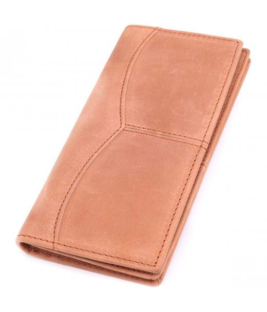Гаманець унісекс у вінтажній натуральній шкірі 22853 Vintage Рудий