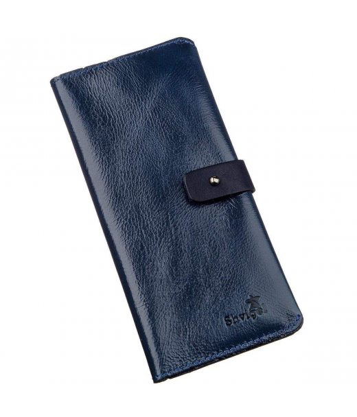 Гаманець унісекс зі шкіри Алькор SHVIGEL 16201 Синій
