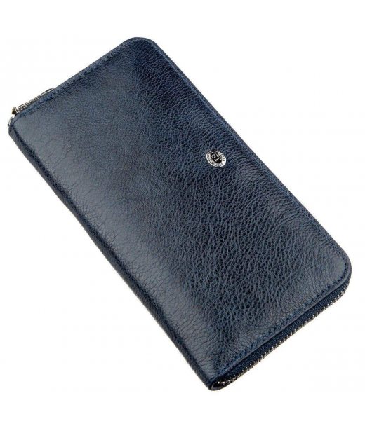 Вертикальний жіночий гаманець-клатч ST Leather 18864 Синій
