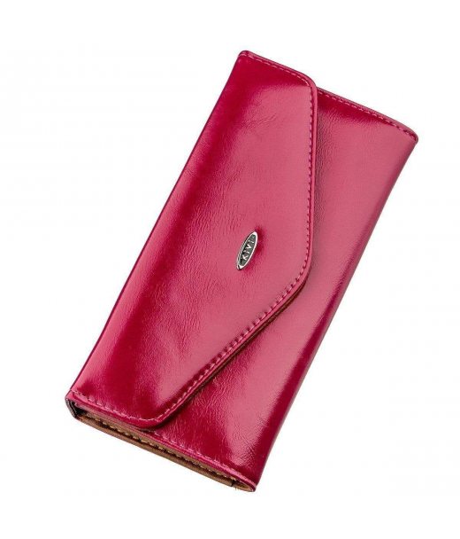 Гаманець жіночий з гладкої екошкіри KIVI 19074 Рожевий Гаманець жіночий з гладкої екошкіри KIVI 19074 Рожевий