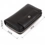 Гаманець зі шкіри на клямці ST Leather 19339 Чорний