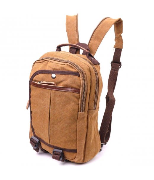 Удобный рюкзак из текстиля 21257 Vintage Коричневый