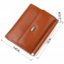 Зручний гаманець для жінок середнього розміру з натуральної шкіри CANPELLINI 21811 Коричневий