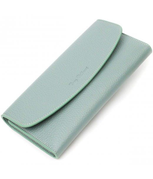 Чудовий жіночий гаманець із монетницею на блискавці з натуральної шкіри Tony Bellucci 21968 Сіро-зелений Чудовий жіночий гаманець із монетницею на блискавці з натуральної шкіри Tony Bellucci 21968 Сіро-зелений