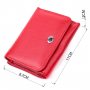 Горизонтальний гаманець для жінок із натуральної шкіри ST Leather 19478 Червоний