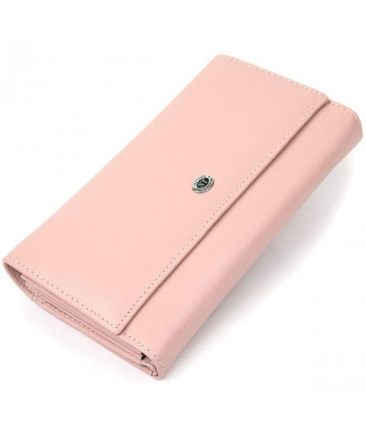 Місткий жіночий гаманець ST Leather 19390 Рожевий