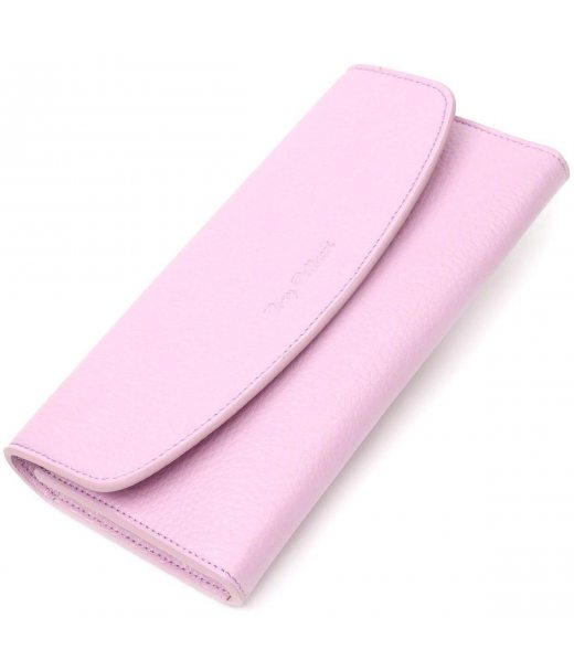 Стильний жіночий гаманець з монетницею на блискавці з натуральної шкіри Tony Bellucci 21964 Ліловий