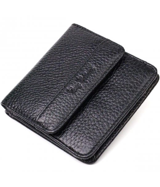 Чоловічий компактний гаманець з натуральної шкіри Tony Bellucci 22040 Чорний Чоловічий компактний гаманець з натуральної шкіри Tony Bellucci 22040 Чорний