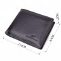 Чоловічий гаманець-затиск з натуральної шкіри ST Leather 22460 Чорний Чоловічий гаманець-затиск з натуральної шкіри ST Leather 22460 Чорний