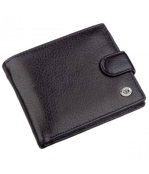 Чоловік універсальний гаманець ST Leather 18836 Чорний