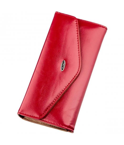 Гаманець жіночий з гладкої екошкіри KIVI 19072 Яскраво-рожевий Гаманець жіночий з гладкої екошкіри KIVI 19072 Яскраво-рожевий