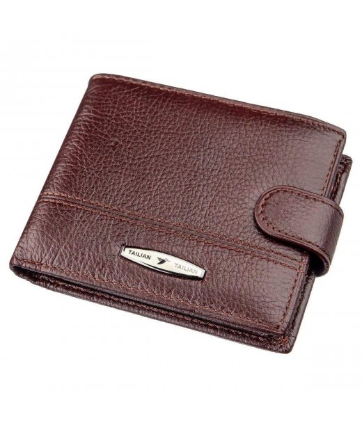 Гаманець чоловічий флотар шкіряний TAILIAN 18985 Коричневий Гаманець чоловічий флотар шкіряний TAILIAN 18985 Коричневий