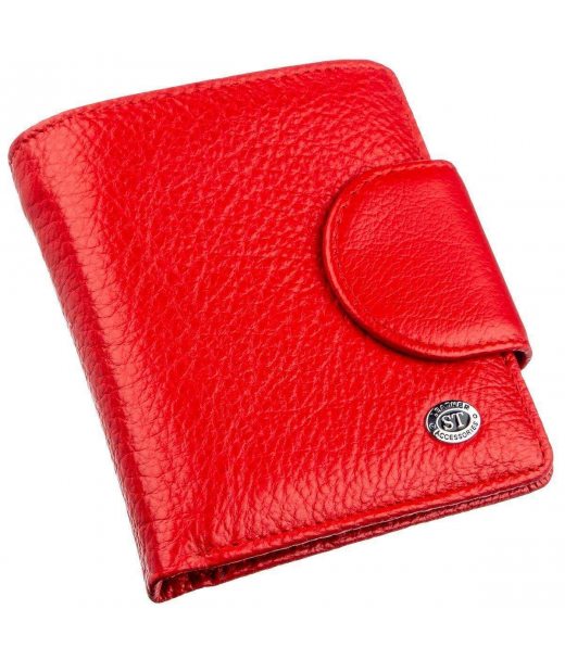 Оригінальний жіночий гаманець ST Leather 18923 Червоний
