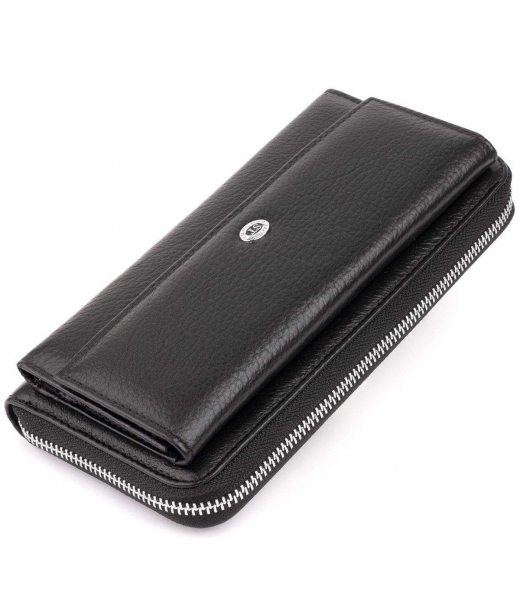 Гаманець шкіряний жіночий ST Leather 19292 Чорний