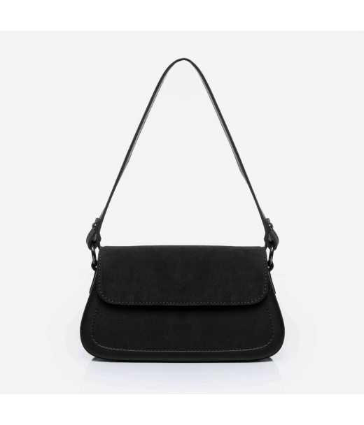 884 сумка замш чорна Lucherino