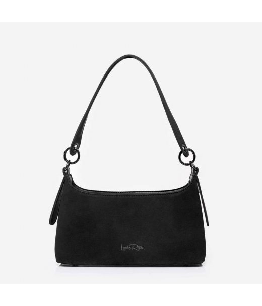 865 сумка замш чорна Lucherino