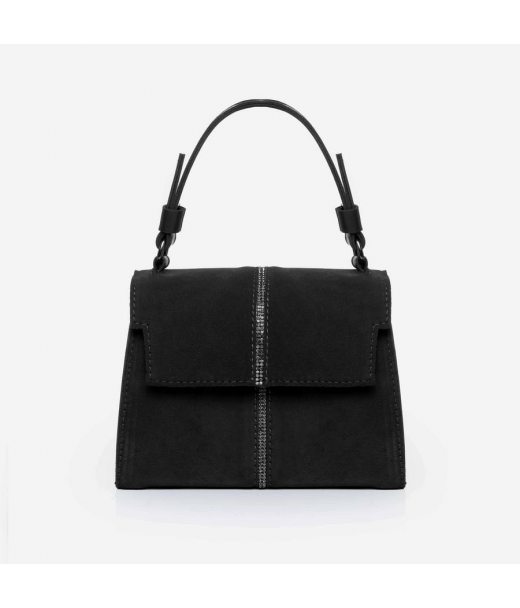 886 сумка замш черная Lucherino