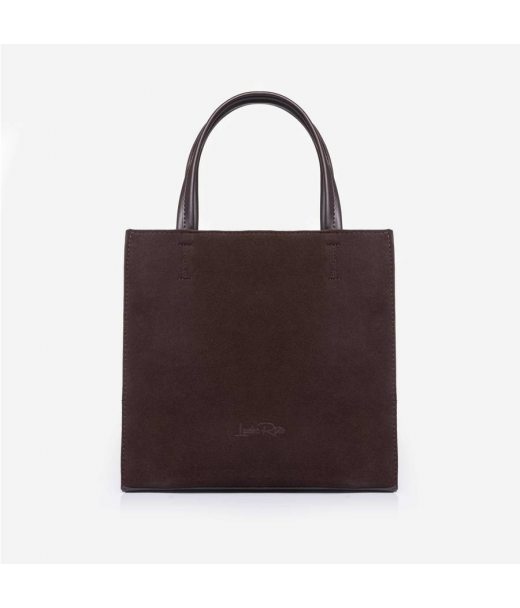 882 сумка замш шоколад Lucherino