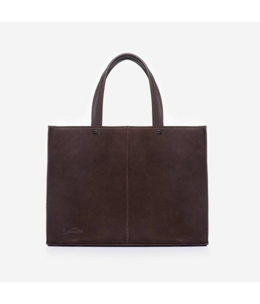 775 сумка замш шеколад Lucherino