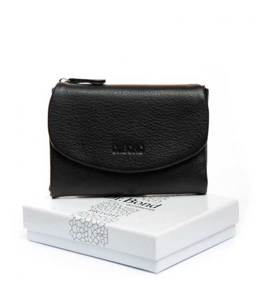 Кошелек Bright Женский кожа DR. BOND WS-239 black Кошелек Bright Женский кожа DR. BOND WS-239 black