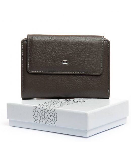 Гаманець шкіряний Bright Жіночий DR. BOND WS-31 gray