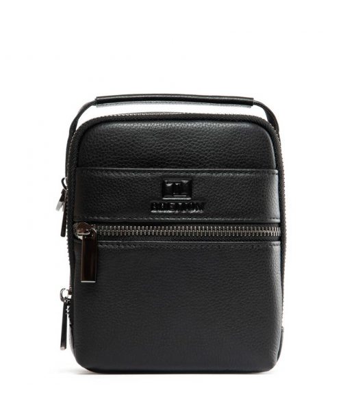 Сумка Чоловіча шкіряна Планшет-пояс BRETTON 407-169 black