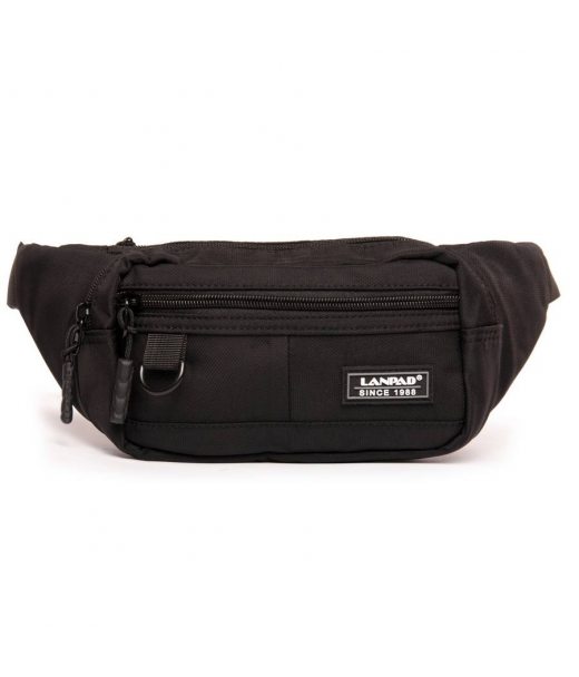 Сумка Чоловіча На пояс нейлон Lanpad 19006 black