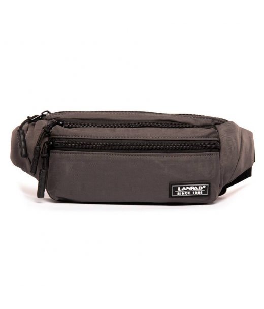 Сумка Чоловіча На пояс нейлон Lanpad 35003 grey