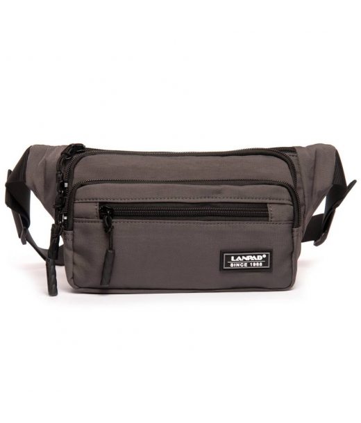 Сумка Чоловіча На пояс нейлон Lanpad 35009 grey