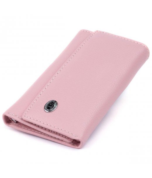 Ключниця-гаманець жіноча ST Leather 19227 Рожева