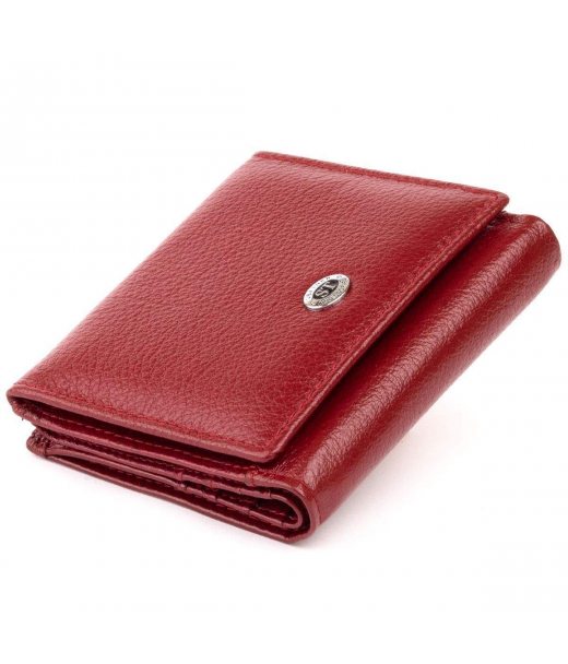 Компактний гаманець жіночий ST Leather 19257 Бордовий