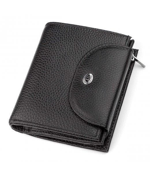 Гаманець жіночий ST Leather 18411 (ST410) компактний Чорний
