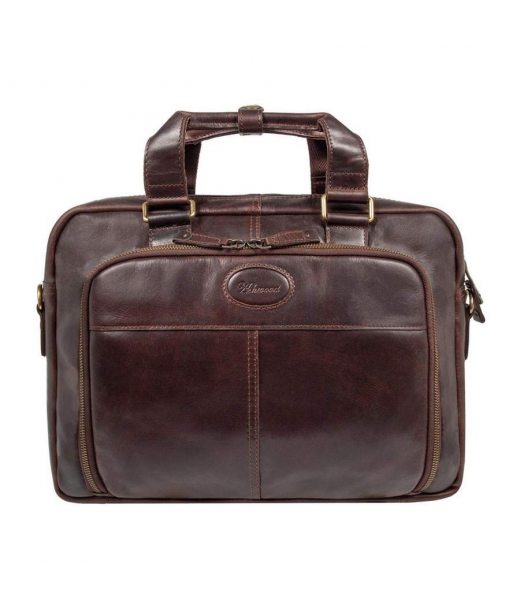 Сумка чоловіча для ноутбука 13 Ashwood 8143 Brown (Коричневий) Сумка чоловіча для ноутбука 13 Ashwood 8143 Brown (Коричневий)