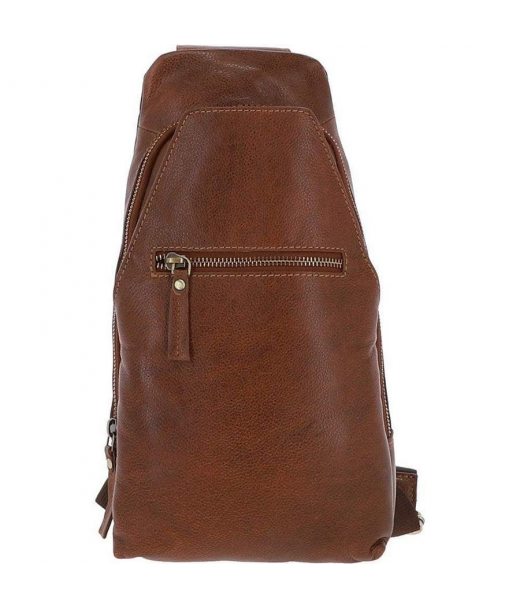 Сумка нагрудная Ashwood M53 Cognac (Коньчный) Сумка нагрудная Ashwood M53 Cognac (Коньчный)