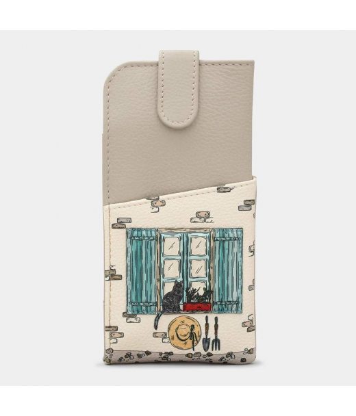 Шкіряний чохол для окулярів Yoshi Y4309 (Country Cottage Warm Grey)