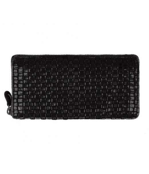 Винтажный кошелек женский Ashwood D81 Black (Черный)