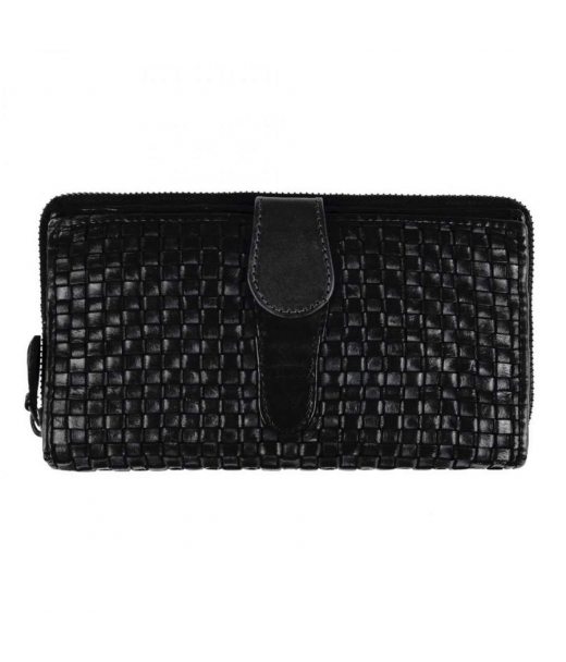 Винтажный кошелек женский Ashwood D84 Black