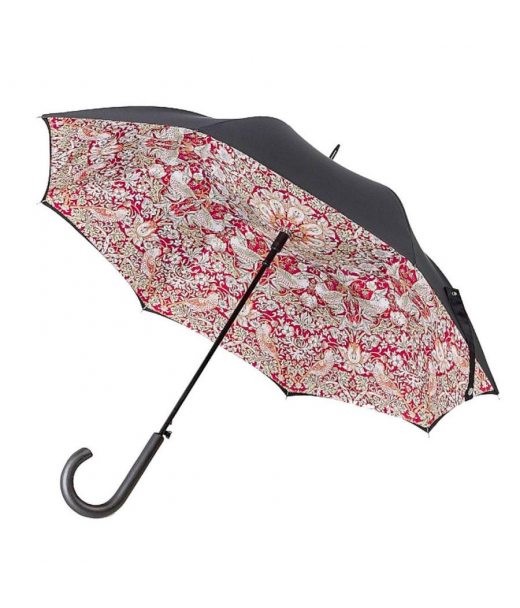 Зонт женский Fulton L856-041321 Morris & Co. Bloomsbury Strawberry Thief Indian Red