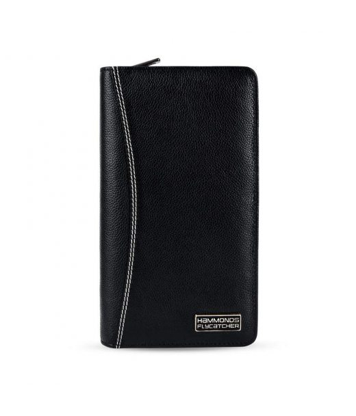 Дорожный кожаный портмоне Hammonds Flycatcher PH601 Black (Черный) Дорожный кожаный портмоне Hammonds Flycatcher PH601 Black (Черный)