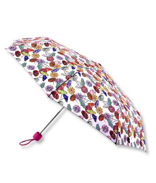 Женский зонт Fulton L354 Minilite-2 Cocktail Party (Коктейльная вечеринка)