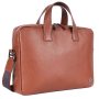 Шкіряна сумка для ноутбука 14 Brampton London Maven Tan (Рудий)