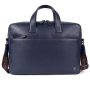 Шкіряна сумка для ноутбука 15,6 Brampton London Commandeer Navy (Синий)