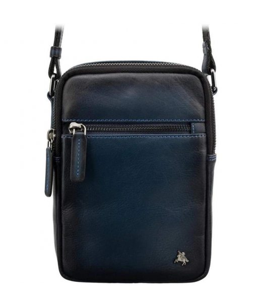 Шкіряна сумка через плече Visconti AT43 Gianni (Burnish Blue)