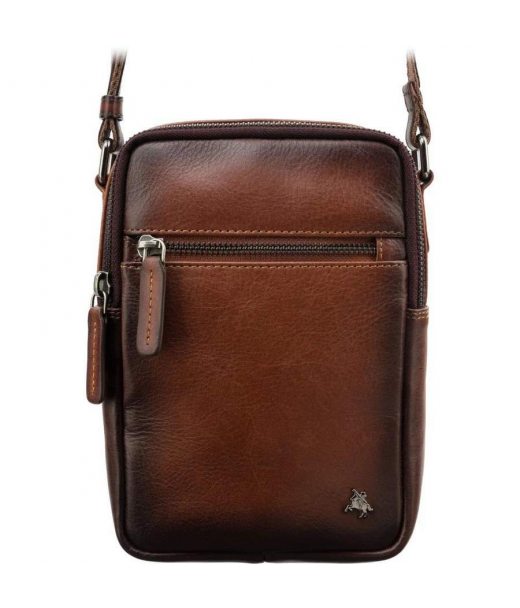 Шкіряна сумка через плече Visconti AT43 Gianni (Burnish Tan)