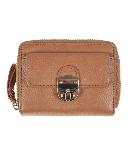 Женский кожаный кошелек Ashwood Y50 Butterscotch (Коричневый)