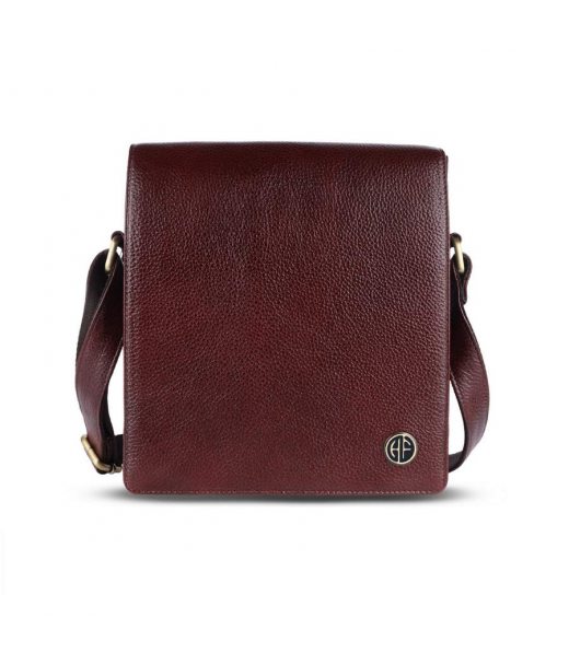 Чоловіча сумка через плече шкіряна Hammonds Flycatcher SB1159 Brown (Коричневий)