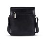 Чоловіча сумка через плече шкіряна Hammonds Flycatcher SB1159 Black (Чорний)